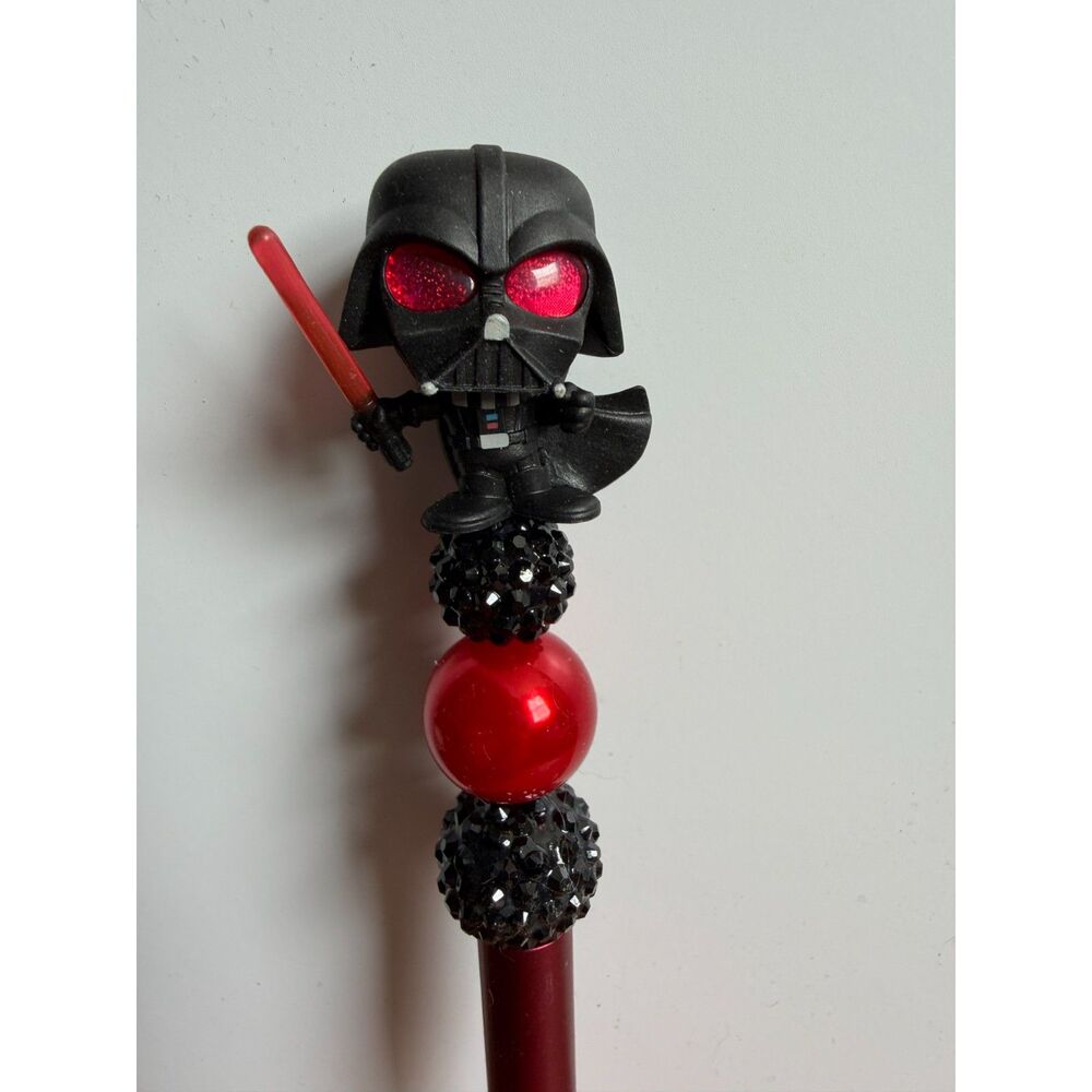 Darth Vader Beaded Pen – Star Wars Doorables Sith Kawaii Ballpoint Pen - Picture 2 of 2